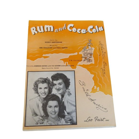 Rum and CocaCola Other Rum And Cocacola Sheet Music Andrews